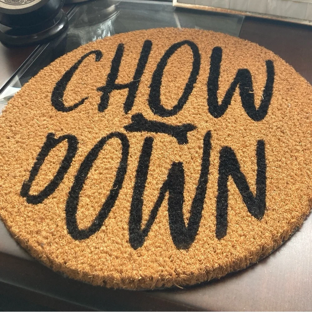 NWT! Mud Pie Coir Pet Bowl Round 16”